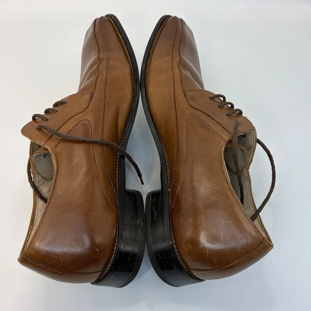 Mens Sz 11M Brown Leather Dress Shoes/Stacy Adams/oxford/Prom/wedding